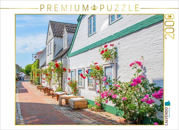Calvendo Puzzle Facade With Roses | 2000 Pieces, Finished Size 35.4 × 26.4 In (9-image