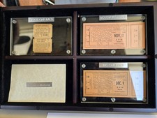 Certified 1950 Darlington International UNUSED Tickets First 3 Races /248 RARE
