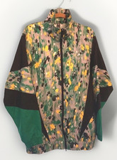 ADIDAS STELLA MCCARTNEY High Neck Leopard Track Jacket Coat Womens Medium Sreet