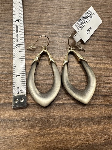 Authentic Alexis Bittar Dangling Lucite & Gold Plated Earrings $135 - Picture 6 of 7