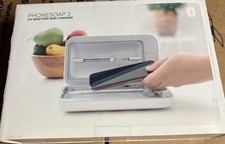 PhoneSoap 3 UV Cell Phone Sanitizer W/ Dual Universal Charger Sealed