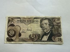 Austria 20 Zwanzig Schilling Banknote 1967