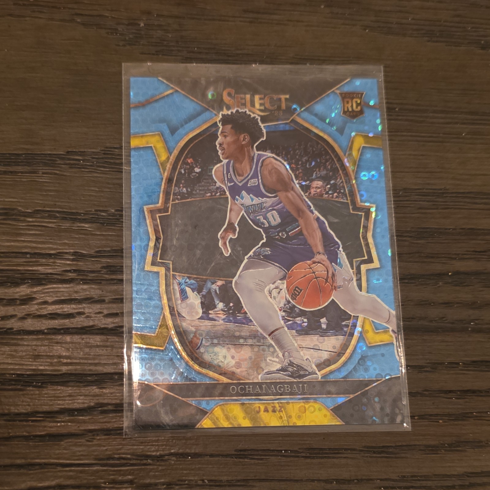 2022 Select Concourse Rookie Light Blue Disco Ochai Agbaji #'d/99 RC Rookie