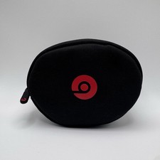 Beats by Dre Solo Headphone Soft Carrying Case Black Red Travel