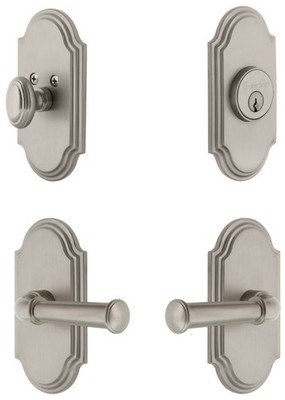Grandeur ARCGEO_SP_ESET_238_RH Arc Solid Brass Right Handed - Nickel