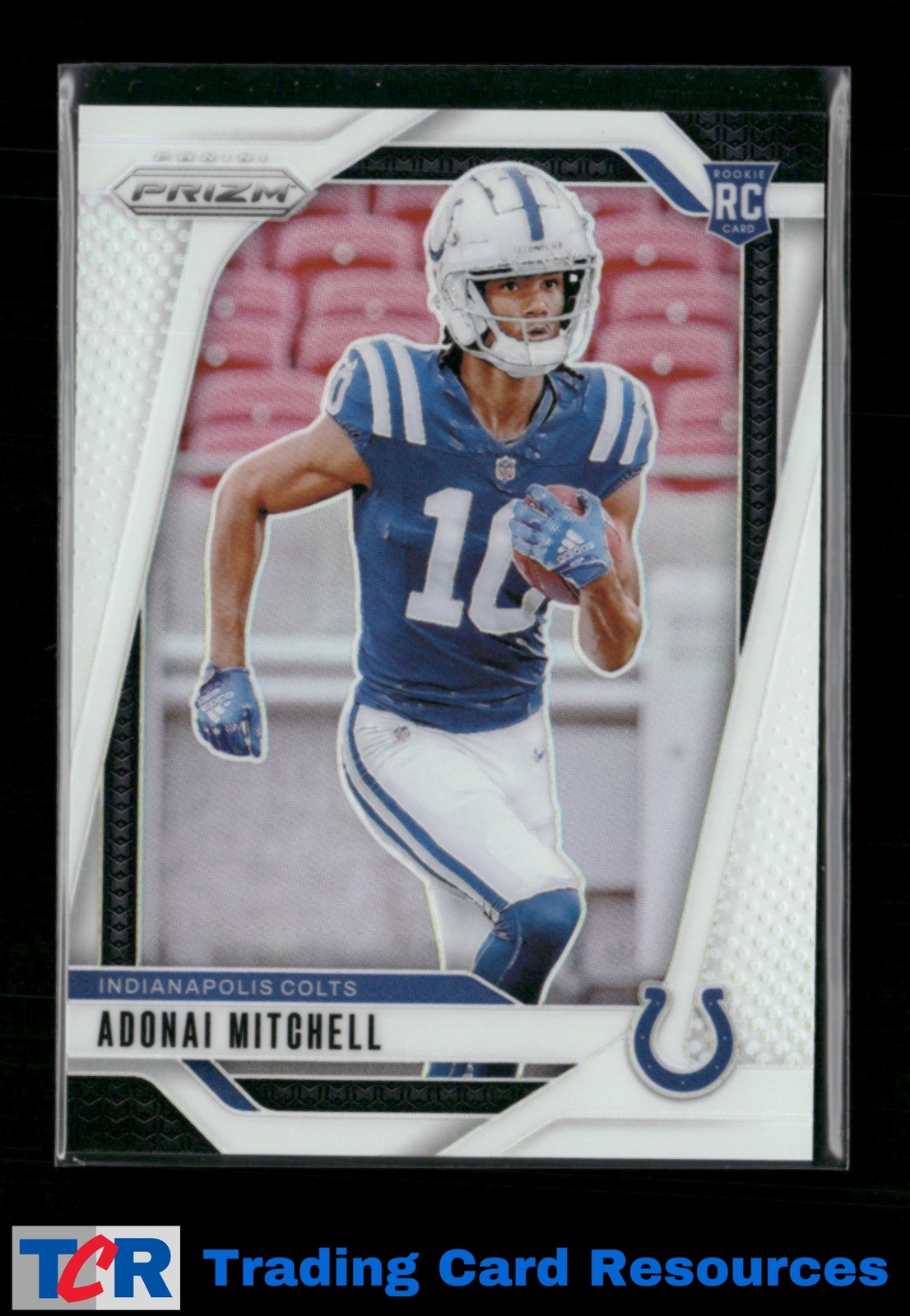 2024 Panini Prizm #303 Adonai Mitchell White #/35