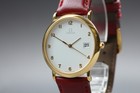 1989 Near MINT OMEGA De Ville 32mm 196.0312.1 Quartz White Arabic Men's Vintage