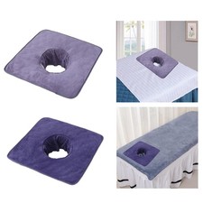 Massage Table Face Hole Massage Table Cover Protector Beauty Bed Cover Massage
