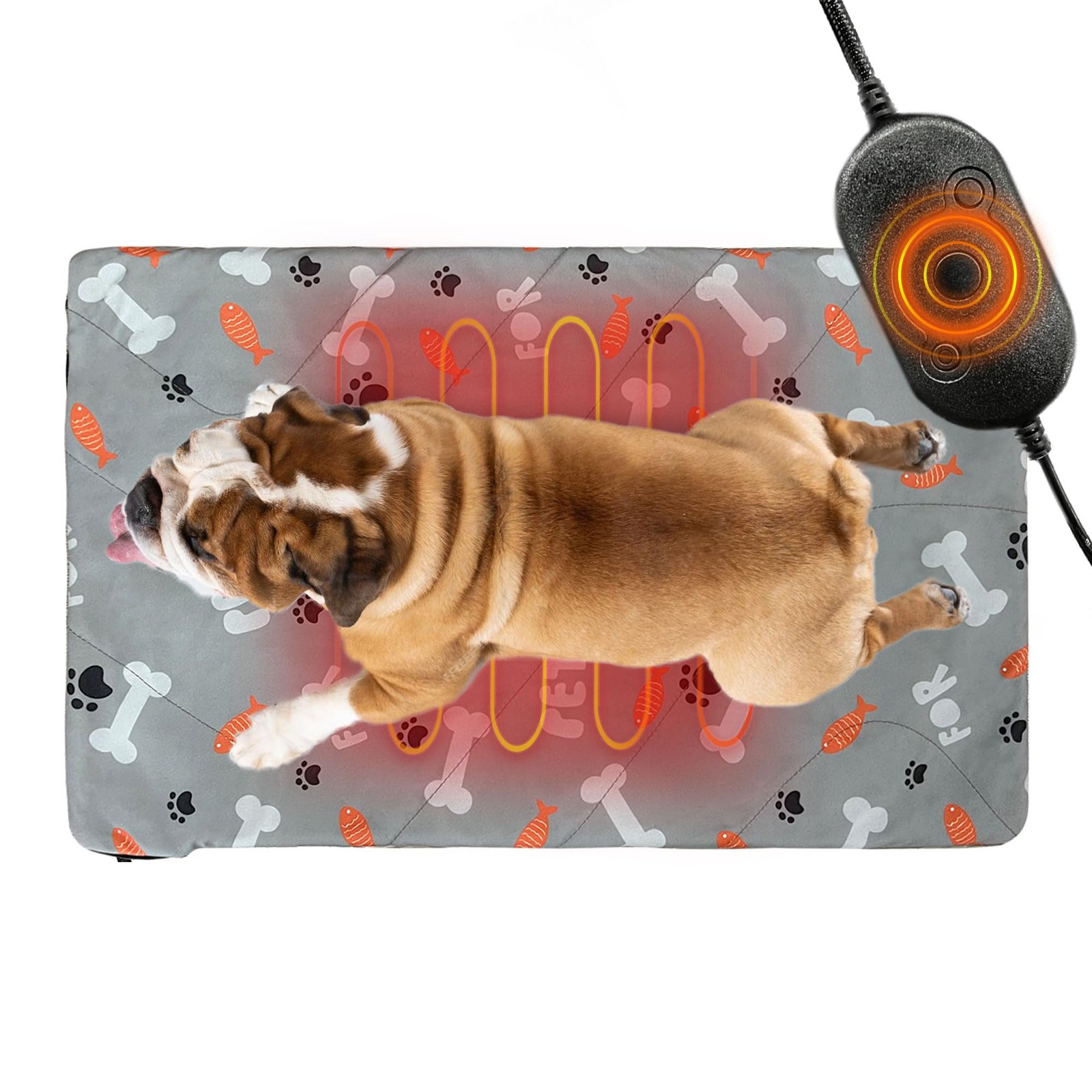 Pet Heating Pad, 22 * 18" Pressure Activated Heated Mat for 