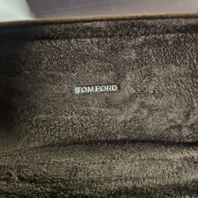 Tom Ford Eyeglasses Case Brown Suede Hard Case w/ Original  display picture 1