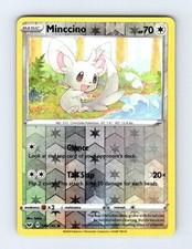 Minccino 145/202 Common Sword & Shield Pokemon Card Reverse Holo MP