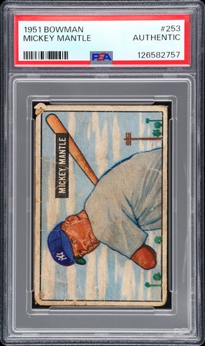 1951 Mickey Mantle #253