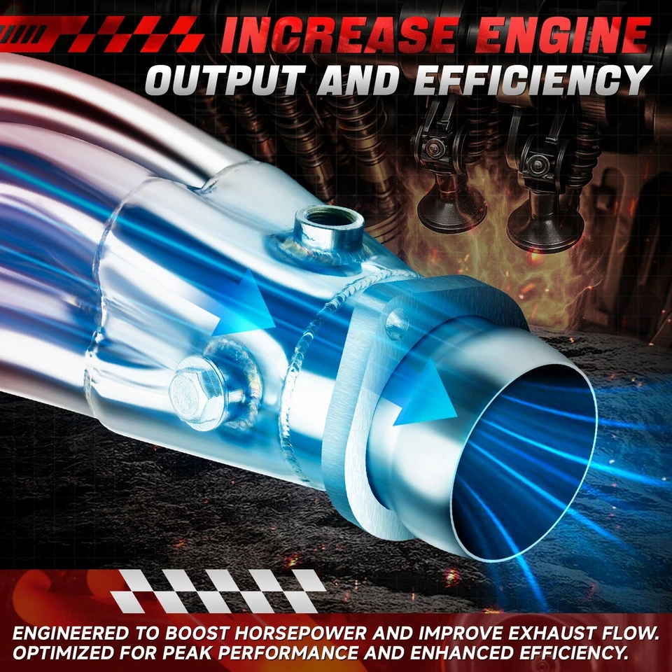 Fit 10-15 Chevrolet Camaro SS ZL1 LS3 L99 6.2L V8 Manifold Header Exhaust System - Image 3 of 4