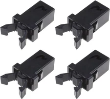 4PCS Touch Top Lid Bin Latch Lock Plastic Spare Repair Replacement Black Com