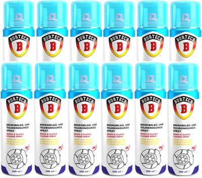 Bremsenreiniger Power Teilereiniger Fettlöser 12x 500ml mehr Druck 360° ventil