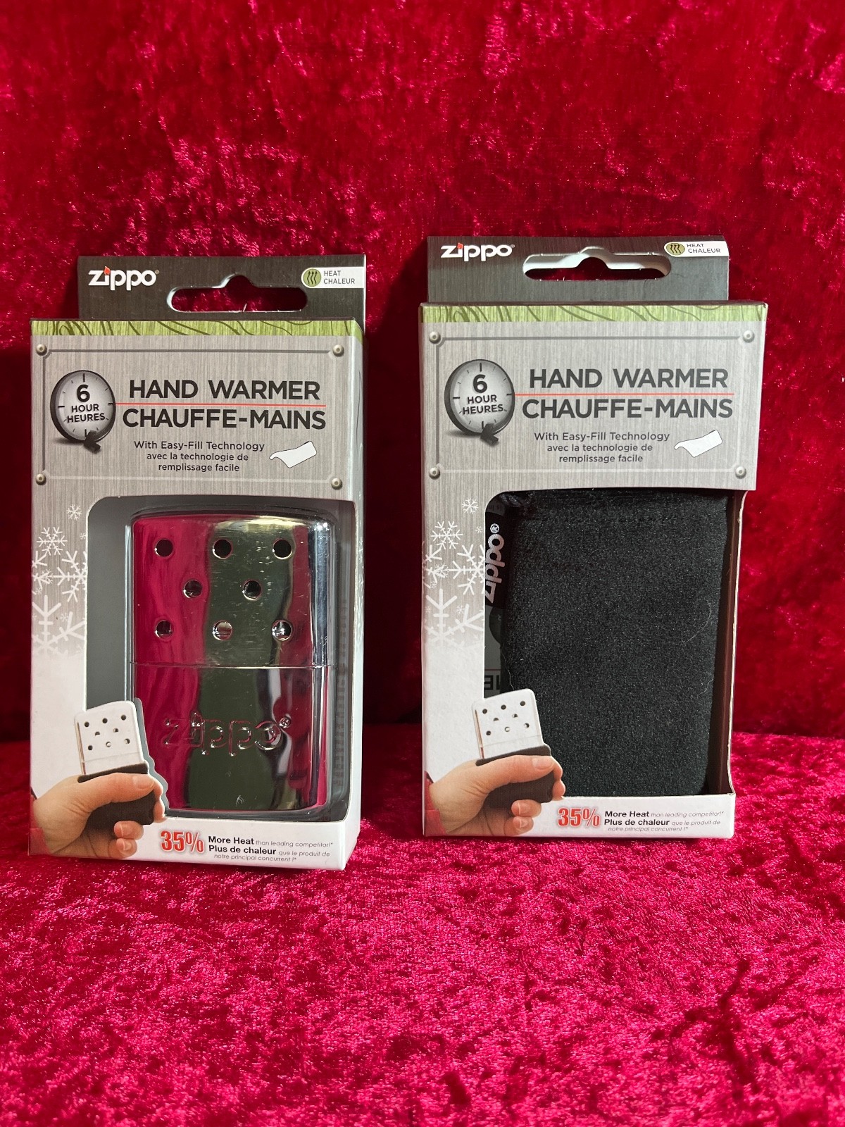 Zippo 6 Hour Hand Warmer with Filler Cup & Pouch New In Box