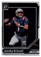 2024 DONRUSS OPTIC #133 JACOBY BRISSETT NEW ENGLAND PATRIOTS FOOTBALL