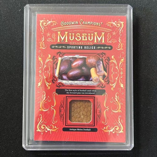 🗡️2025 UD GOODWIN CHAMPIONS MUSEUM COLLECTION RELICS ANTIQUE MELON FOOTBALL