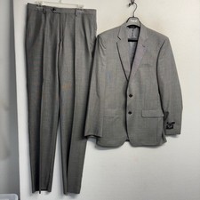 NWT Jos A Bank Suit Set Two Piece 40L/34W Superfine Wool Traditional Fit Brown