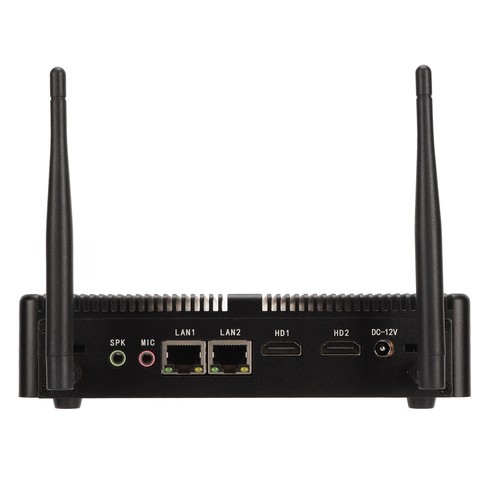 UK Plug Mini PC For Windo-ws 10 Pro 8GB DDR3L 512GB SSD 1300Mbps Quad Core Q NEW - Afbeelding 8 van 12