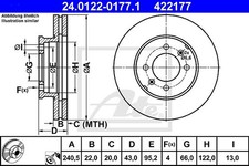Disque de frein Rover 111