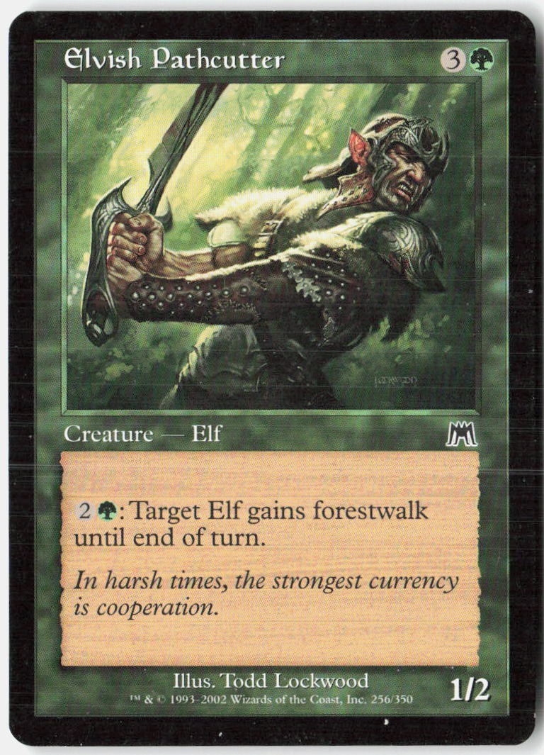 Magic - Elvish Pathcutter Onslaught [ONS - 256] NM Common