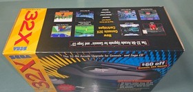 Sega Genesis 32X Black Game Console Brand New Box Near Mint! Read Listing!
