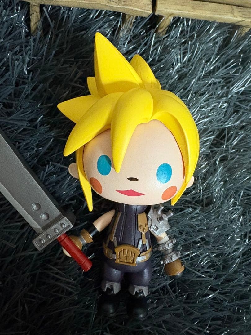 Final Fantasy VII Static Arts Mini Cloud Figure Rare Collectible