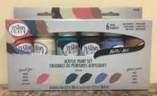 Testors 297582 Craft Acrylic Matte Decor Paint Set 6-Pack