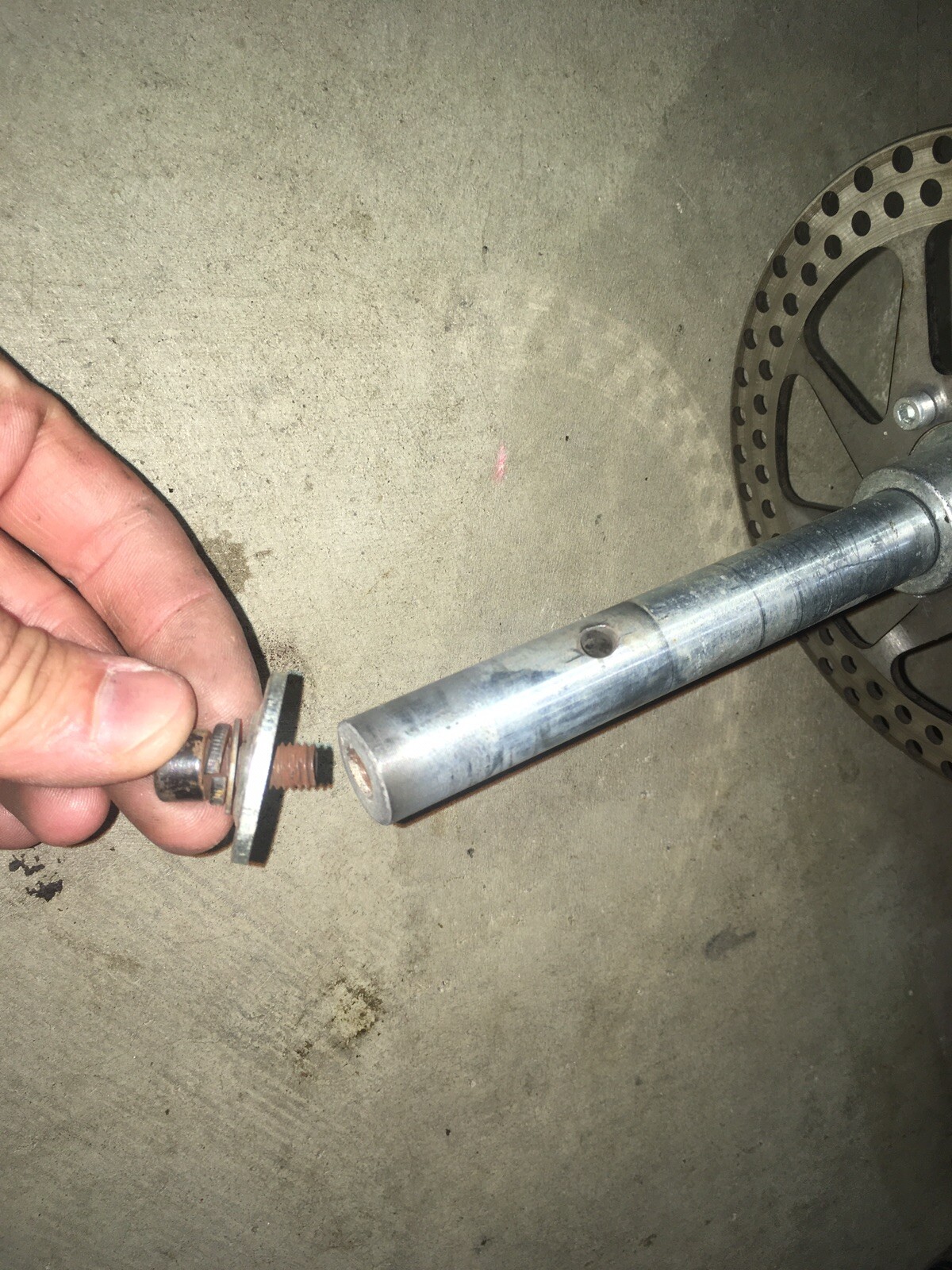 20” Razor Quad Go Kart Rear Live 3/4” Axle Kit Sprocket Brake Disc 35