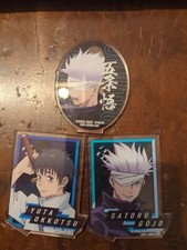 Jujutsu Kaisen Acrylic Stand Satoru Gojo Yuta Okkotsu w/2 Stands used cond