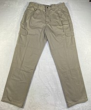 5.11 Tactical 74251 Pants Mens 36x34 Relaxed Fit Khaki Cargo Rugged Duty