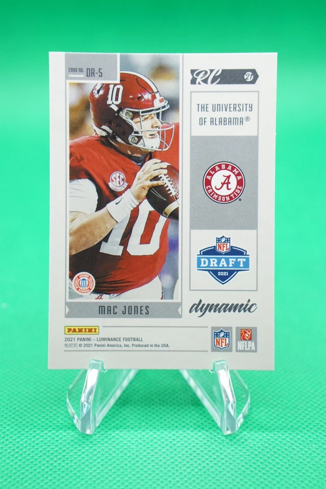2021 Luminance Dynamic Rookies #5 Mac Jones Alabama Crimson Tide GF - Image 2 of 2