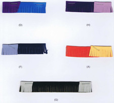 7/8" Faux Suede Fringe Trim - Double Sided Two-Tone Color- 9 Continuous Yards 