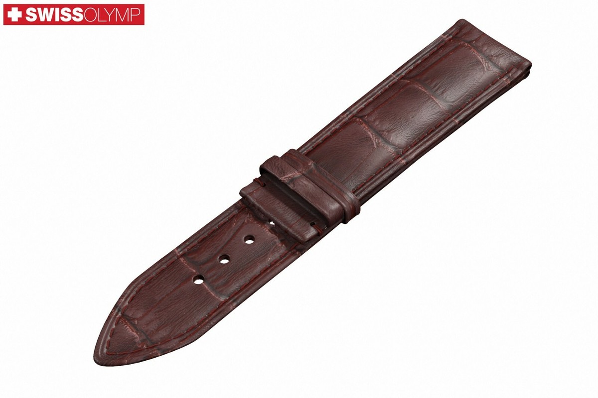 Breguet レザーベルト ブラウン For BREGUET Dark Brown Genuine Leather Watch Strap Band For Clasp