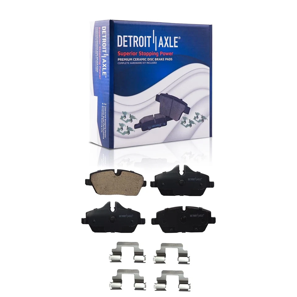 Kit de pastillas de freno delanteras perforadas ranuradas para Mini Cooper 2014-2024 Foto 4 de 4