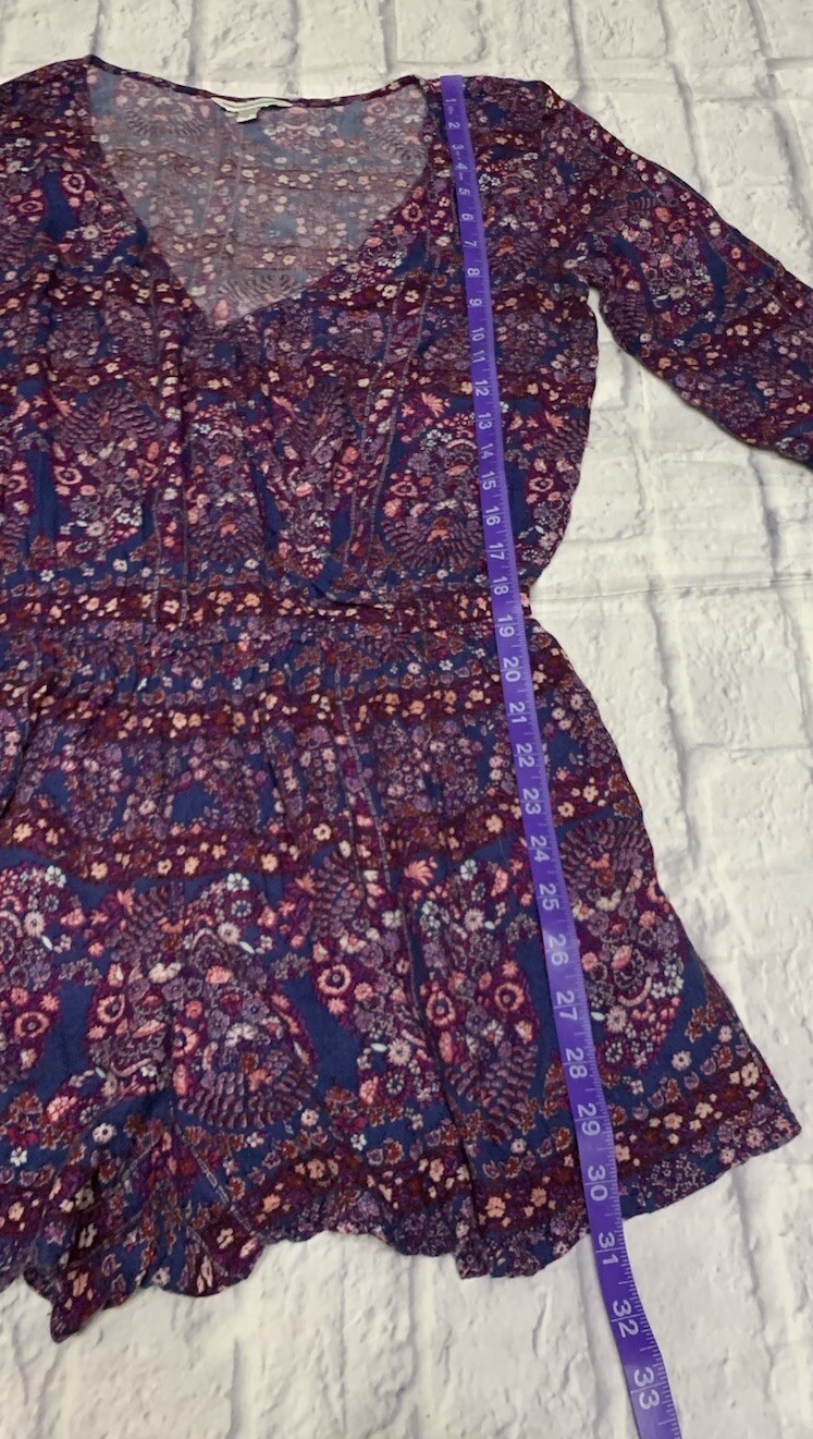 American Eagle Romper Patchwork Prairie Medium - image 8