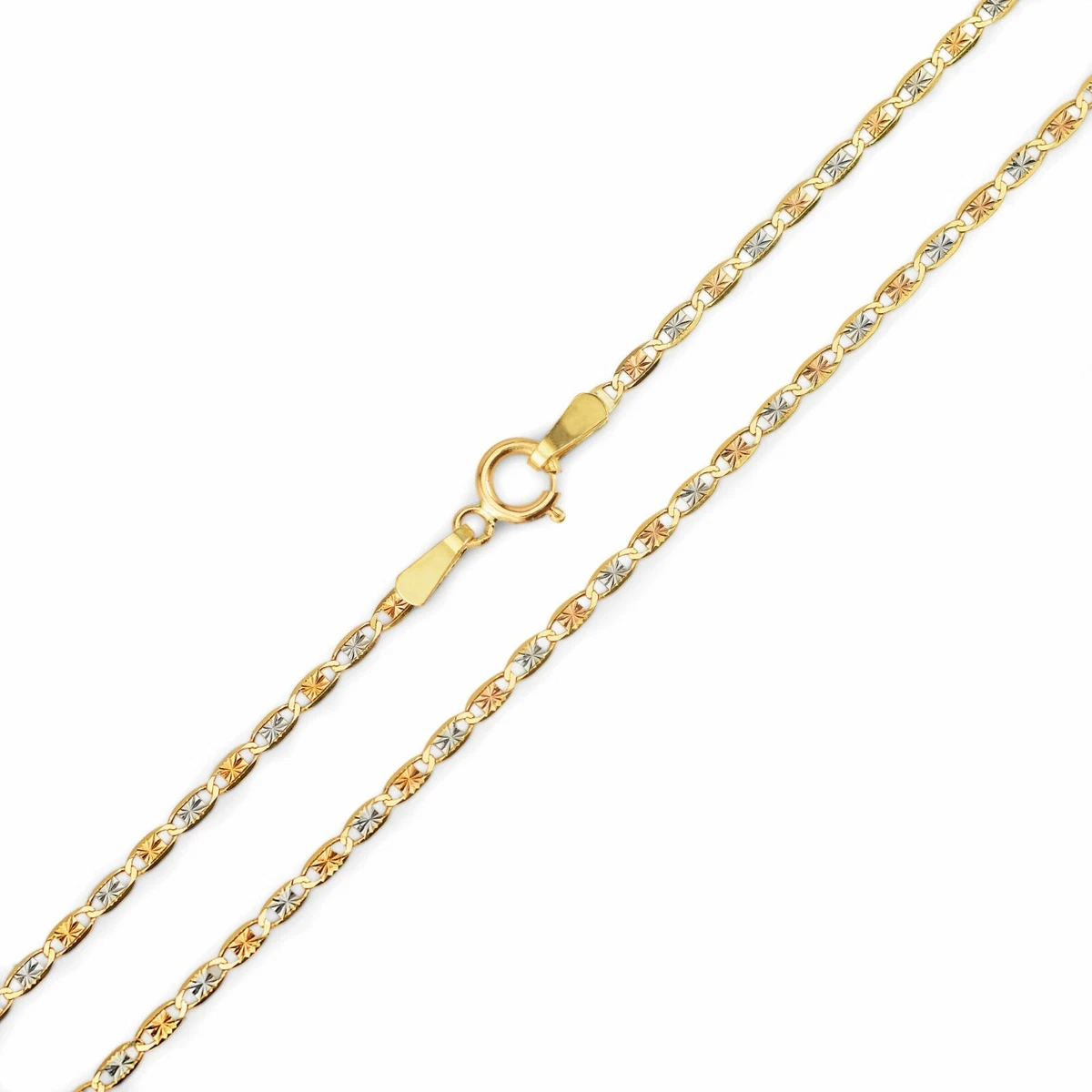 Tri gold necklace 14k deals