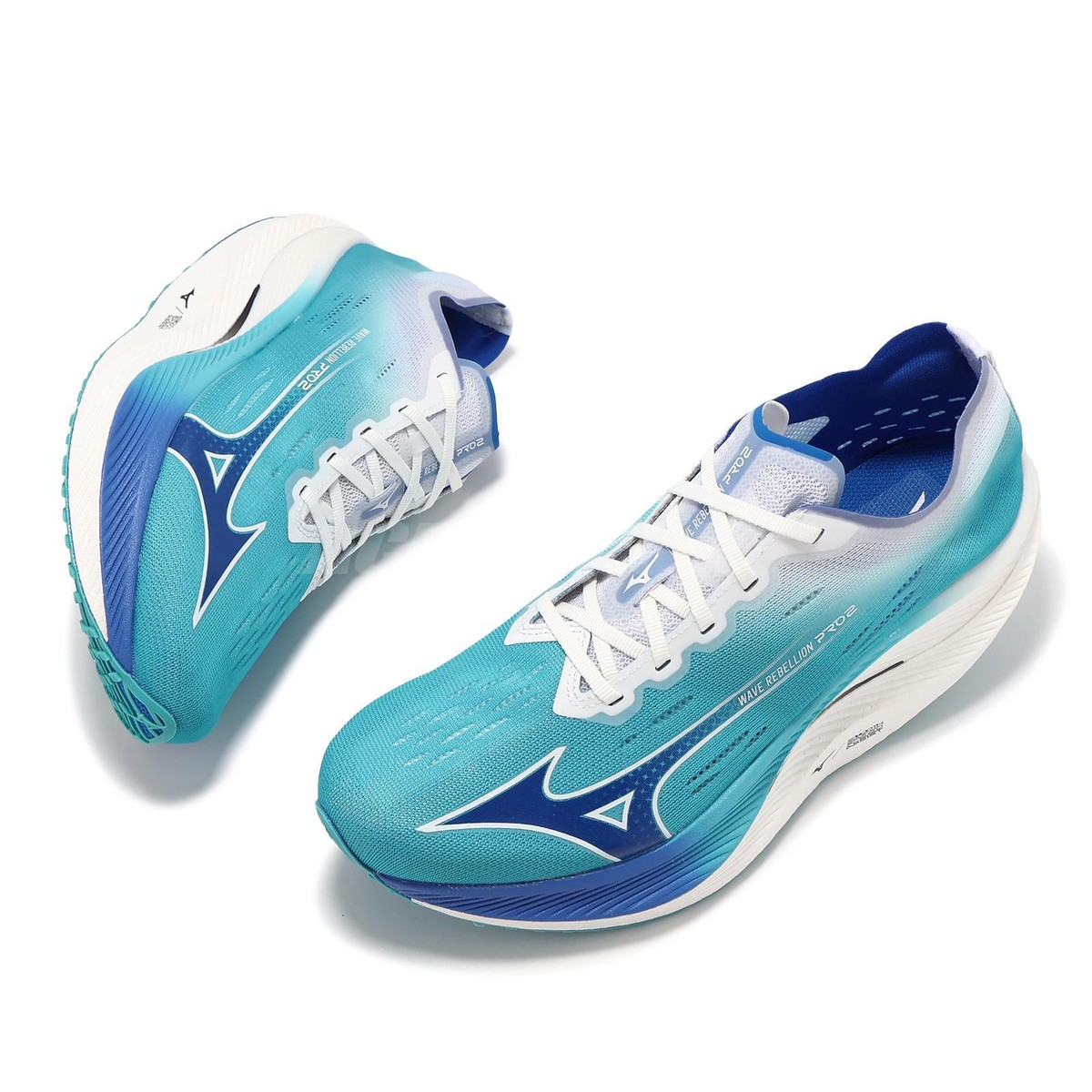 Mizuno Wave Rebellion PRO 2 Blue White Men Unisex Racing Running