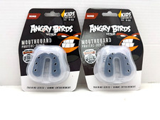 2pk Kids 6-12 Venum Bomb Black Angry Birds Mouthguard guard Train Series One Siz
