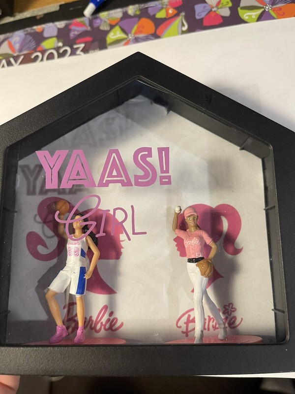 Barbie Girl  Shadow Box / Coin Bank , See Papas-Comic-Books