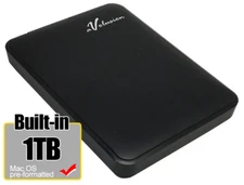 Avolusion 1TB USB 3.0  (MacOS Pre-Formatted) Portable External Hard Drive