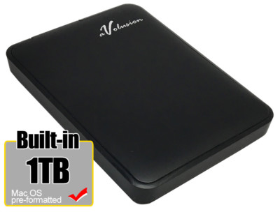 Avolusion 1TB USB 3.0  (MacOS Pre-Formatted) Portable External Hard Drive