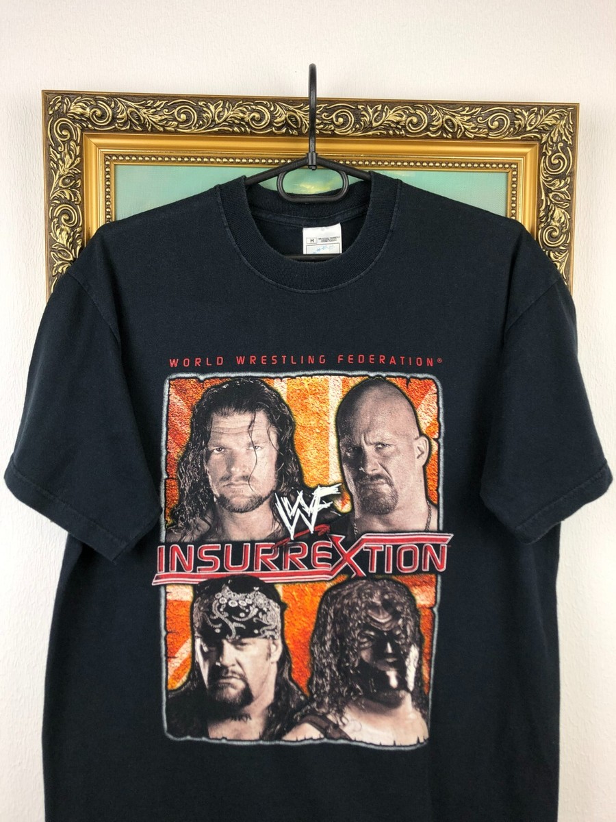 Vintage WWE Insurrextion Shirt Stone Cold Undertaker Triple H Kane