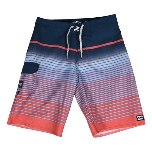 Billabong Sz 24 (Boys 8) All Day Stripe Pro Board Short Swim Trunks Surfer