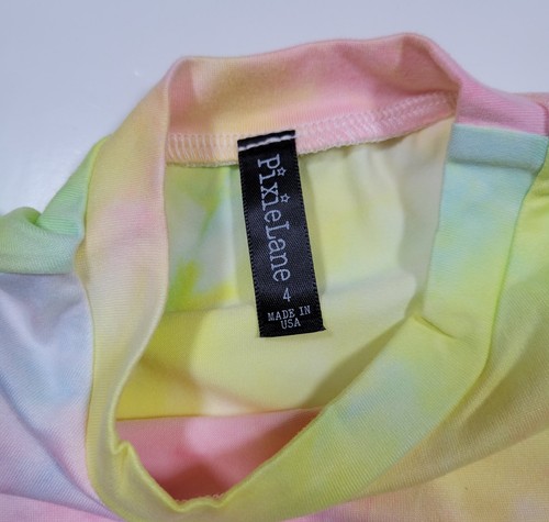 Pixie Lane Outfit Shirt Top Pants Girls 4 Tie Dye New - Picture 5 of 6