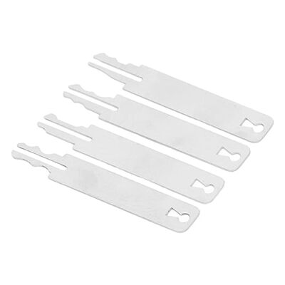 Mrchrogge 4Pcs Lock Repair Pick Padlock Unlock Tool Hardened Carbon Steel Set...