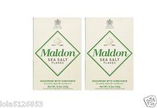 Maldon Sea Salt Flakes, 8.5oz Boxes (Pack of 2) - Imported from England