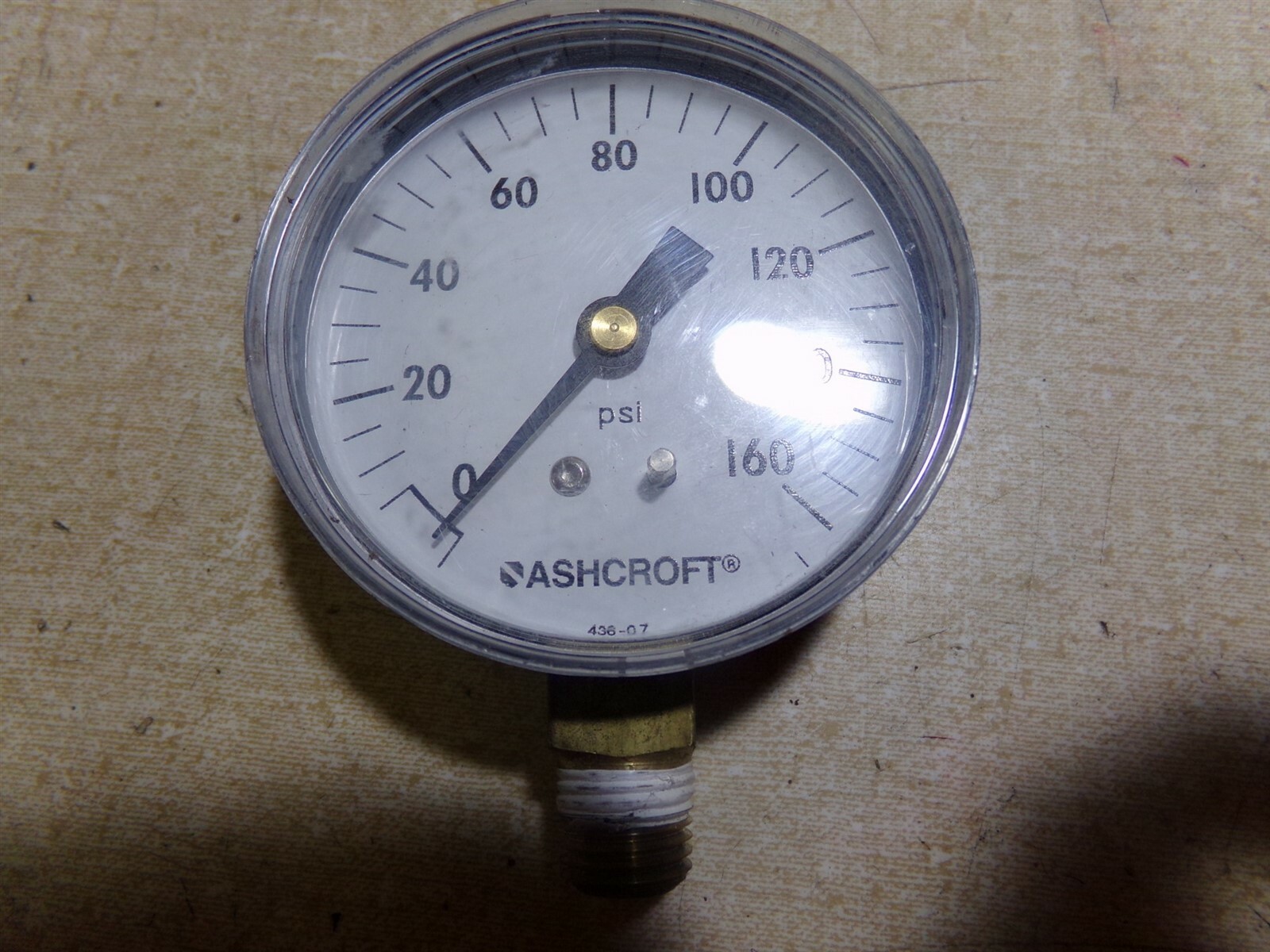 Ashcroft 43607 Pressure Gauge 1621 *FREE SHIPPING* eBay