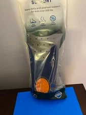 NEW MEN'S SIZE 8-14 SOF COMFORT EXTRA WORK SUPPORT PLUS INSOLE-TRIM TO FIT